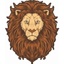 Sticker Atölyesi Aslan Sticker - 17080 Renkli 10 x 12 cm