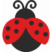 Sticker Atölyesi Uğur Böceği Sticker - 17149 Renkli 12 x 13 cm