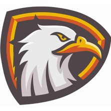 Sticker Atölyesi Kartal Sticker - 17157 Renkli 11 x 9.5 cm