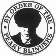Sticker Atölyesi The Peaky Blinders Sticker - 28001 Siyah 12 x 12 cm