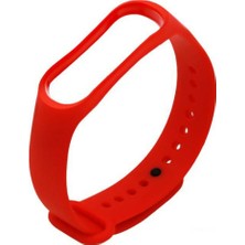 Arabulalaca Xiaomi Mi Band 4 Kordon Silikon Kayış Kırmızı