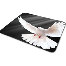 Wuw Beyaz Güvercin Mouse Pad