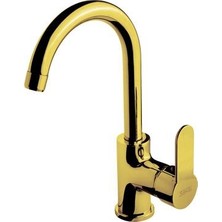 Newarc Domino Dönerli Lavabo Bataryası Altın 971738