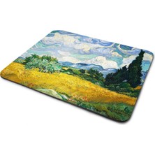 Wuw Van Gogh Wheat Field With Cypresses Mouse Pad