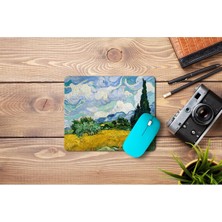 Wuw Van Gogh Wheat Field With Cypresses Mouse Pad