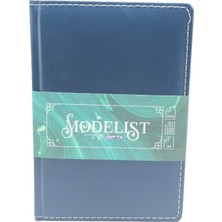 Gıpta Modelist İp Dikişli Deri Sert Kapak 160 Yaprak Kareli 1607 14 x 20 cm