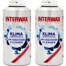 Interwax Limon Kokulu Klima Temizleyici Klima Bombası 150 ml (2 Adet)