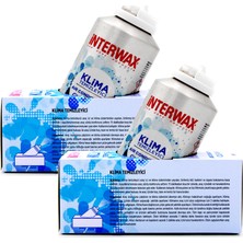 Interwax Limon Kokulu Klima Temizleyici Klima Bombası 150 ml (2 Adet)