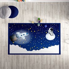 Mekta Home  Astronot Uzay SpaceX Çocuk ve Bebek  Odası Halısı MKTH-151