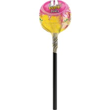 U Pops Juıcy - Meyve Sulu Limon-Ahududu, Limon-Elma, Limon-Şeftali Aromalı Lolipop(20G X 24 Adet)