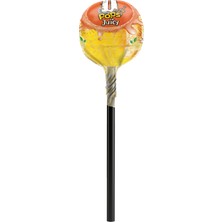 U Pops Juıcy - Meyve Sulu Limon-Ahududu, Limon-Elma, Limon-Şeftali Aromalı Lolipop(20G X 24 Adet)