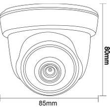 Uranıum ANHD07-D2036A 2mp 36 LED 2.8mm Gece Görüşlü