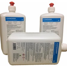 Clenederm Sıvı Antibakteriyel El ve Cilt Dezenfektanı 1 lt 3 Adet