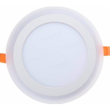 Atlantis 16 Watt 12+4 Çift Renkli Led Panel Spot Lamba Mavi-Beyaz 3 Kademeli