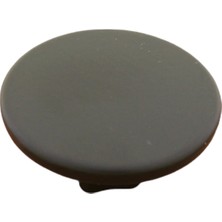 Metax Kumru Düz Boy Kulp Mat Siyah Düğme Dolap Vestiyer