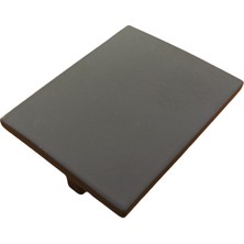 Metax N Kare Kulp Mat Siyah 32 Mm Dolap Çekmece Vestiyer