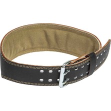 HRB.361064 Harbinger 4 Inch Padded Leather Belt Unisex Kemer Black