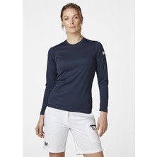 Hh W Hh Tech Crew Ls HHA.48374 HHA.597 Navy Termal Içlik