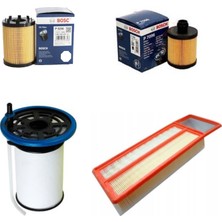 Bosch Filtre Bakım Seti Fiat Egea 1.3 Dizel 2015+ Hava + Yağ + Yakıt Filtre