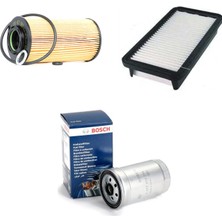 Bosch Hyundai Accent Era 2006-2010 1.5 Crdi Hava + Yağ + Yakıt Filtre