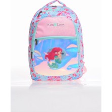 Kaukko Kids Love Mermaid Okul Sırt Çantası Aynalı L5017