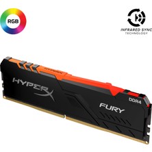 Kingston HyperX Fury RGB 16GB 3200MHz DDR4 Ram HX432C16FB3A/16