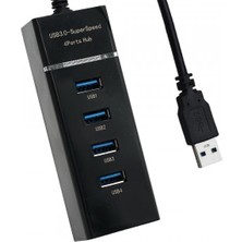 Platoon USB 3.0 4 Port USB Çoklayıcı Hub 30 cm Kablo