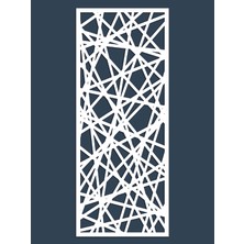 Liar Ahşap Seperatör (Paravan) - KSP-212 - (18 mm) - (69 cm x 139 cm) - (Beyaz)