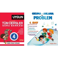 Sadık Uygun Yayınları 4. Sınıf Tüm Dersler Soru Bankası Okuma Anlama Problem - 2 Kitap