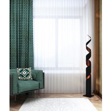 Brillant Düz Tül Perde Etek Kurşunlu 100 x 240 Pile Sıklığı 1'e 2,5