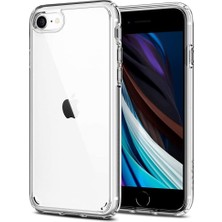 Mobilteam Apple iPhone 7 Kılıf  Süper Silikon Kapak Şeffaf