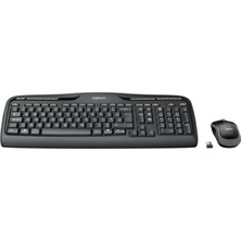 Logitech MK330 Kablosuz Türkçe Klavye Mouse Seti - Siyah