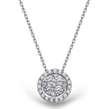 Engingold 0.22CT Pırlanta Kolye
