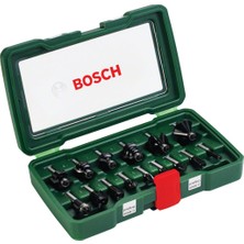 Bosch Dıy 15 Parça 8 mm Şaftlı Freze Seti