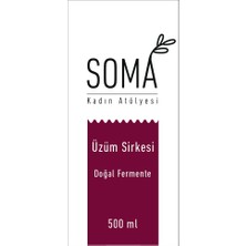 Soma Kadın Atölyesi Üzüm Sirkesi Katkısız (Doğal Fermente) - 500 ml