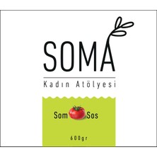 Soma Kadın Atölyesi Kahvaltılık Somsos Domates Sosu Katkısız Ev Yapımı (Ege Usulü Kaynatılmış) 600 gr