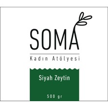 Soma Kadın Atölyesi Siyah Zeytin Boyasız Katkısız - 500 gr