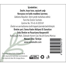 Soma Kadın Atölyesi Siyah Zeytin Boyasız Katkısız - 500 gr