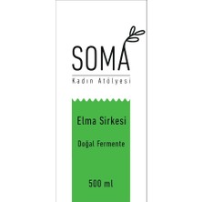 Soma Kadın Atölyesi Elma Sirkesi Katkısız (Doğal Fermente) - 500 ml