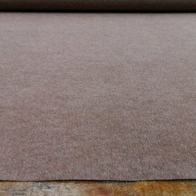 ISM Rip Duvardan Duvara Halıfleks Kahverengi - Krem 50 x 200 cm