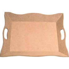 Pol & Art  T 709 Ahşap Büyük 'v' Tepsi