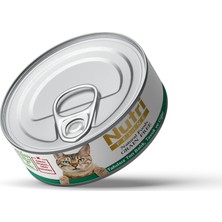 Nutri Feline Ton Balık,tavuk ve Ciğer Kedi Konservesi 85 gr ve Catnip-Kedi Papyonu