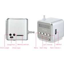 Buyfun 3,5 mm Kablolu Mini Hoparlör Taşınabilir Mp3 Çalar Fm (Yurt Dışından)