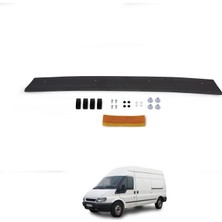 Ford Transit Ön Kaput Koruyucu Rüzgarlık Deflektör Akrilik ABS 4mm Parlak Siyah 2002-2006