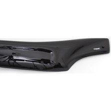 Isuzu D-Max Ön Kaput Koruyucu Rüzgarlık Deflektör Akrilik ABS 4mm Parlak Siyah 2002-2006