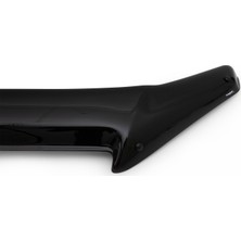 Isuzu D-Max Ön Kaput Koruyucu Rüzgarlık Deflektör Akrilik ABS 4mm Parlak Siyah 2012 ve Sonrası