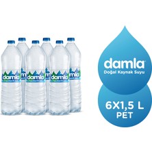 Damla Su  Pet 1,5 Lt  x 6'lı