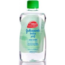 Johnsons Baby Yağ Aloe Vera 300 ml - 6'lı Paket