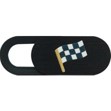 Funsylab Laptop & Tablet Kamera Kapatıcı | Racing Flag | Mini