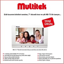 Multitek Mb-73 7"dokunmatik Görüntülü Diafon